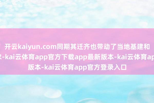 开云kaiyun.com同期其迁齐也带动了当地基建和房地产修复需求-kai云体育app官方下载app最新版本-kai云体育app官方登录入口
