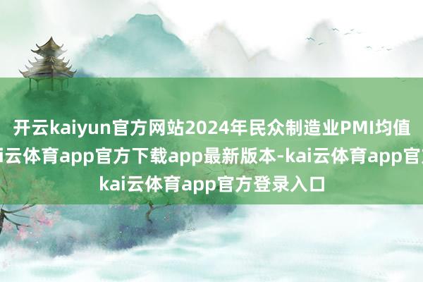 开云kaiyun官方网站2024年民众制造业PMI均值49.3%-kai云体育app官方下载app最新版本-kai云体育app官方登录入口