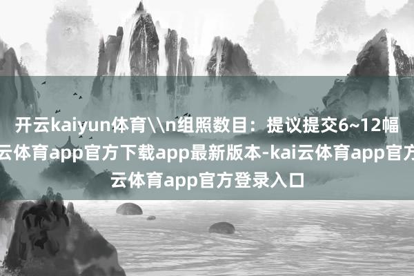 开云kaiyun体育\n组照数目：提议提交6~12幅作品-kai云体育app官方下载app最新版本-kai云体育app官方登录入口