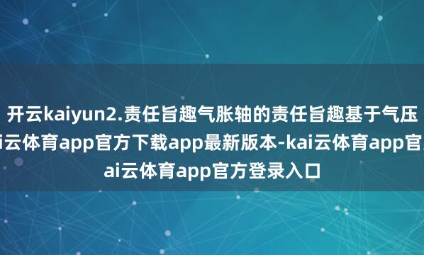 开云kaiyun2.责任旨趣气胀轴的责任旨趣基于气压的变化-kai云体育app官方下载app最新版本-kai云体育app官方登录入口