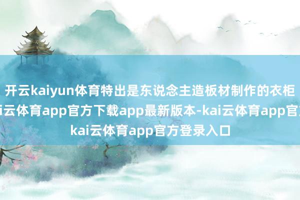 开云kaiyun体育特出是东说念主造板材制作的衣柜、橱柜-kai云体育app官方下载app最新版本-kai云体育app官方登录入口